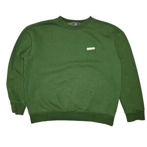 H&M Men's Relaxed Fit Sweatshirt Green Medium‎